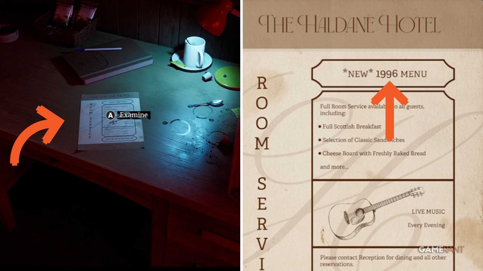 silent hill townfall note menu hotel