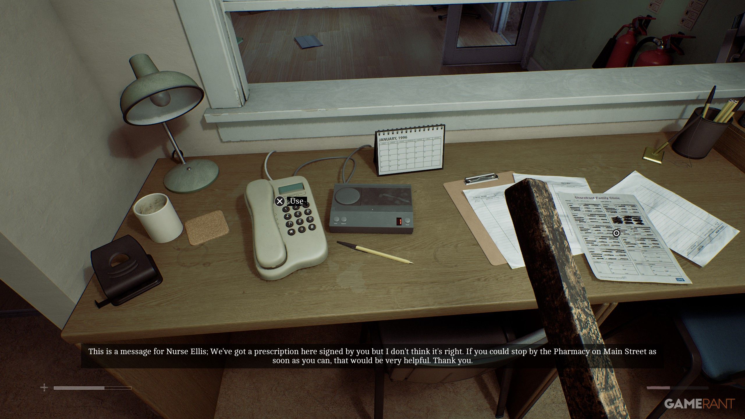 Clinic Reception Door Code in Silent Hill Townfall