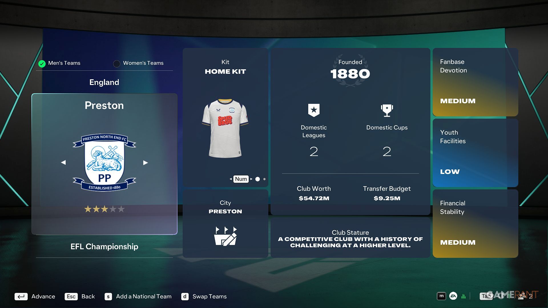 EA Sports FC 27 - Career Mode - Preston North End