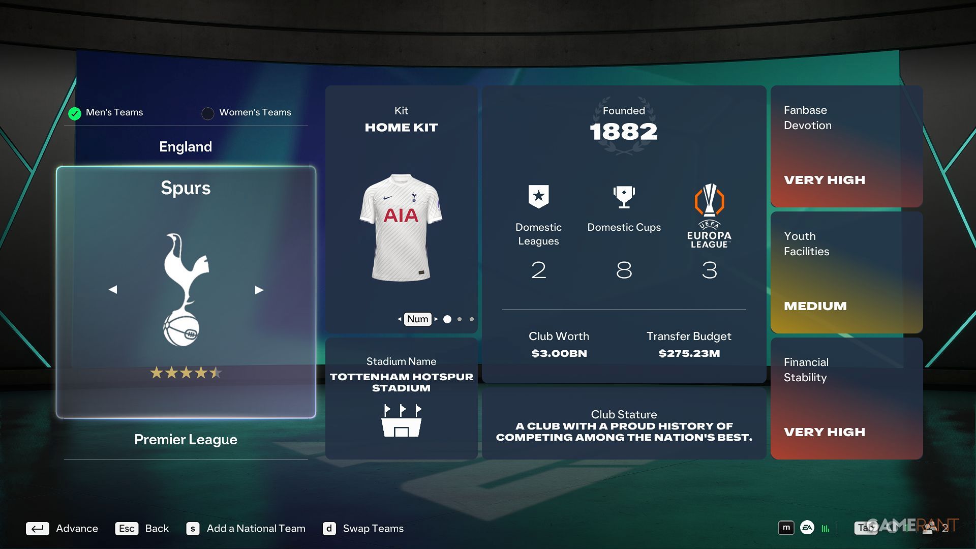 EA Sports FC 27 - Career Mode - Tottenham Hotspur