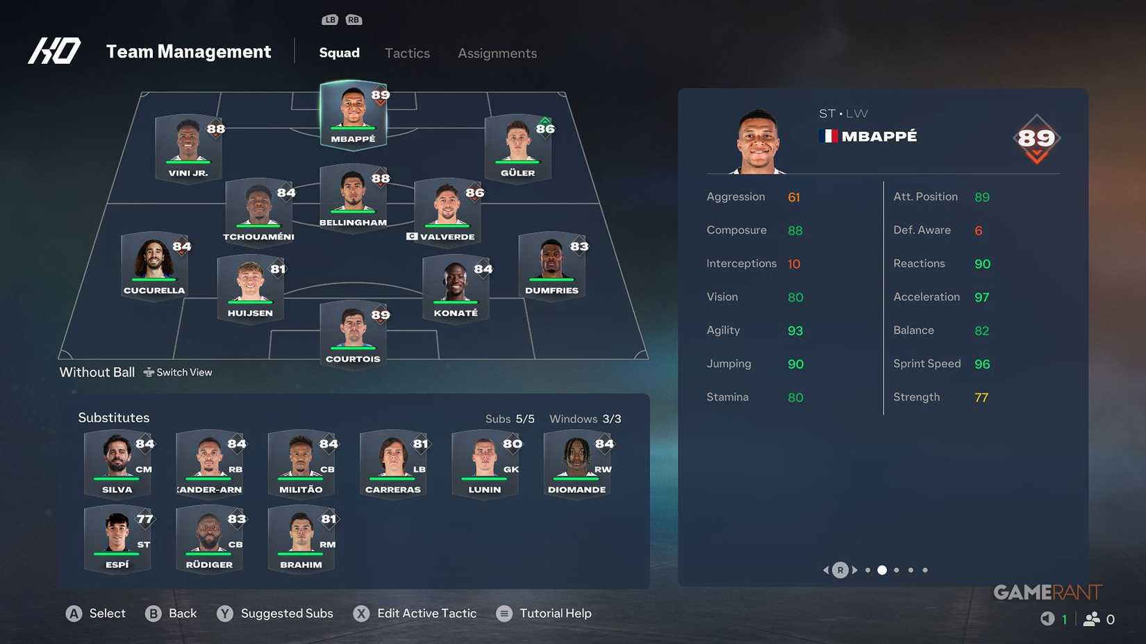 EA Sports FC 27 - Mbappe Stats
