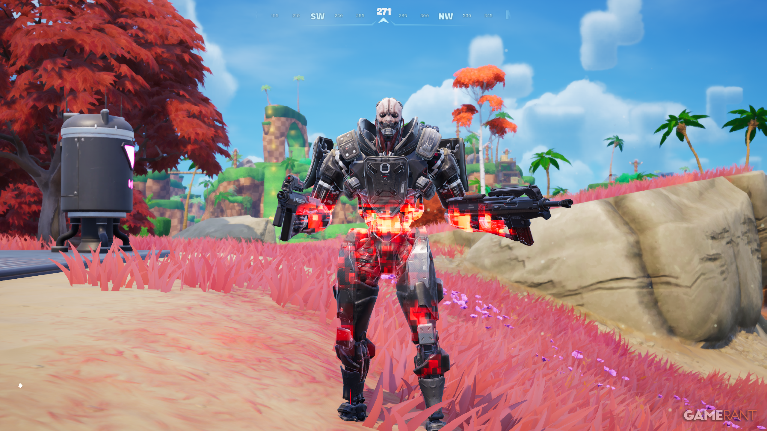 Adam Smasher Location in Fortnite (Rebecca's Guns)