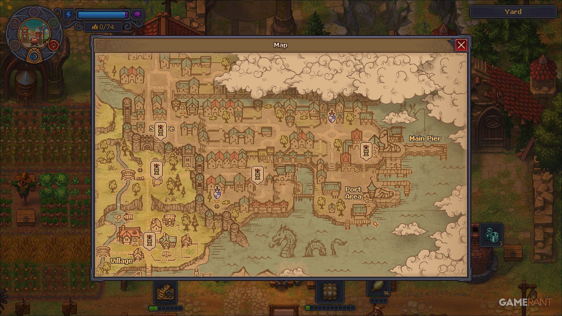 Graveyard Keeper 2 - Battle Locations Map