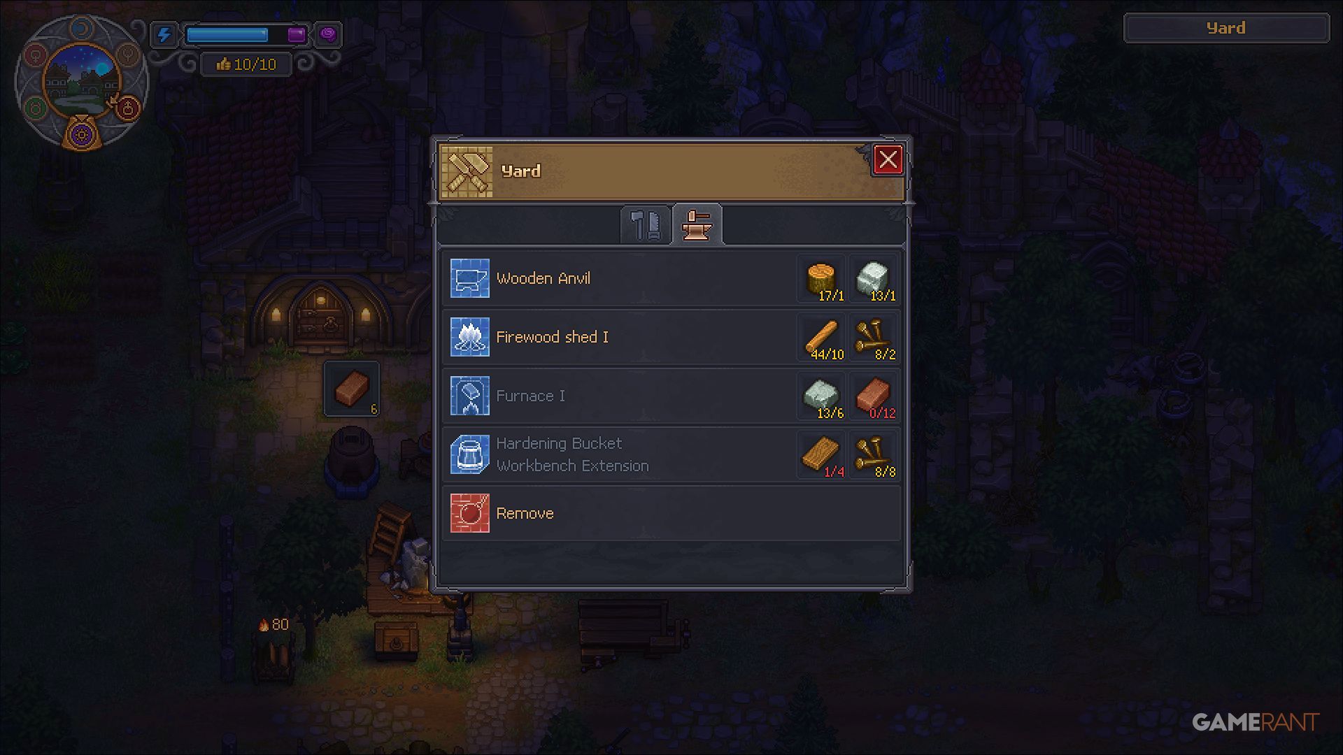 Graveyard Keeper 2 - Build Wooden Anvil