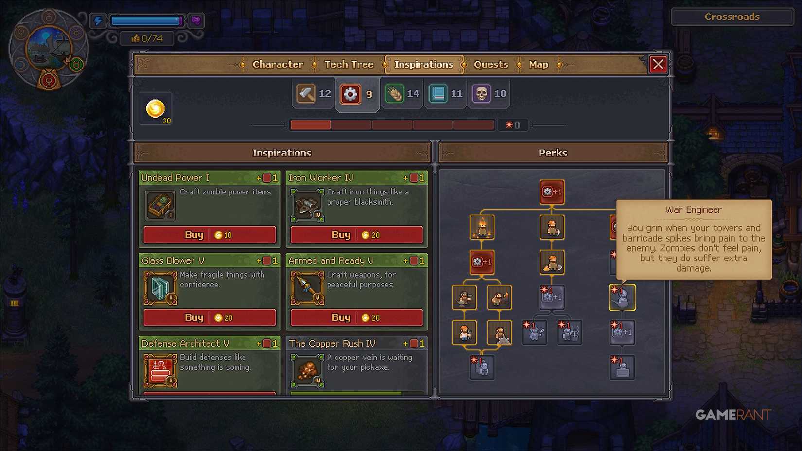 Graveyard Keeper 2 - Combat Perks