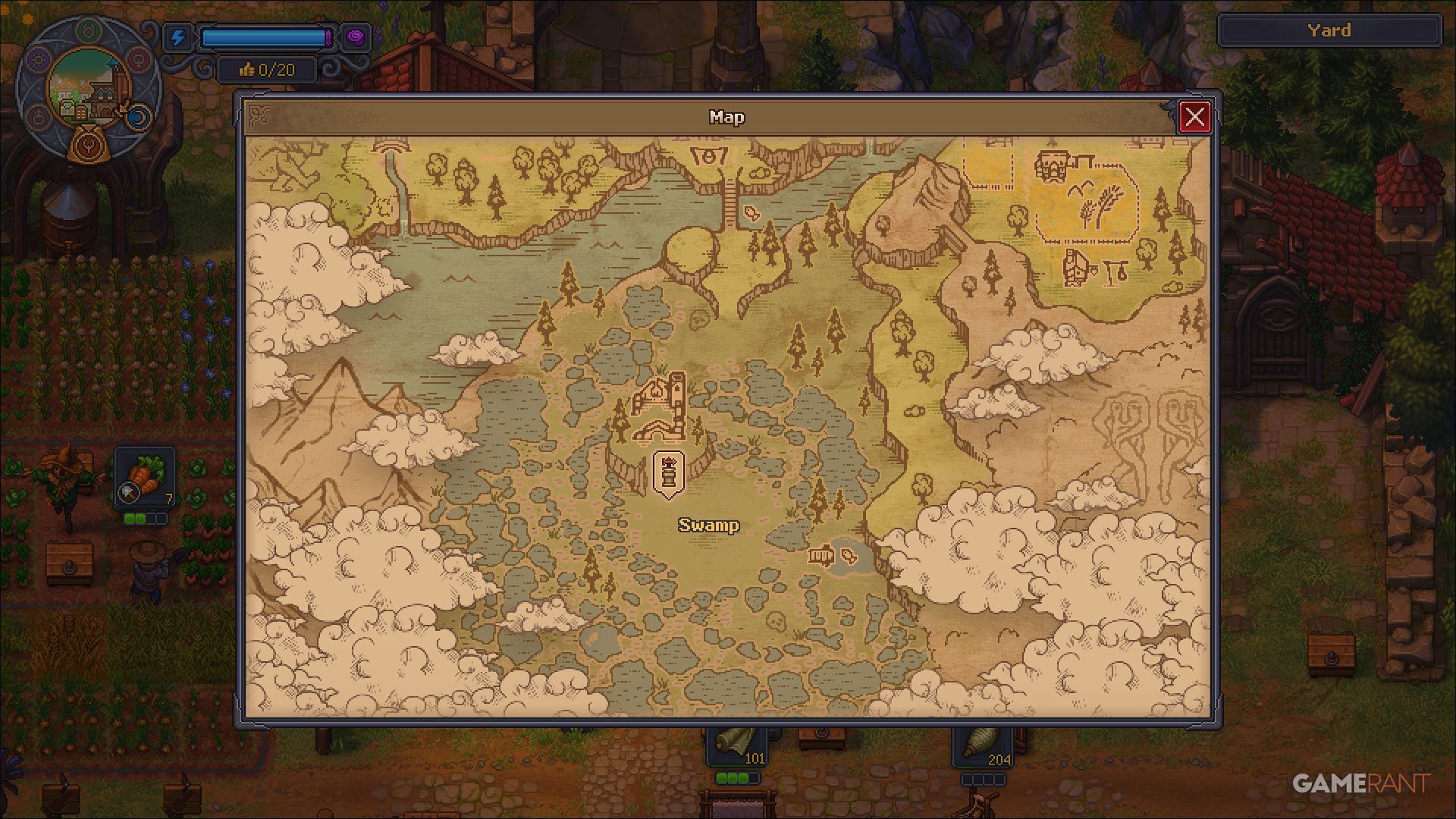 Graveyard Keeper 2 - Fast Travel Waypoints - Swamp