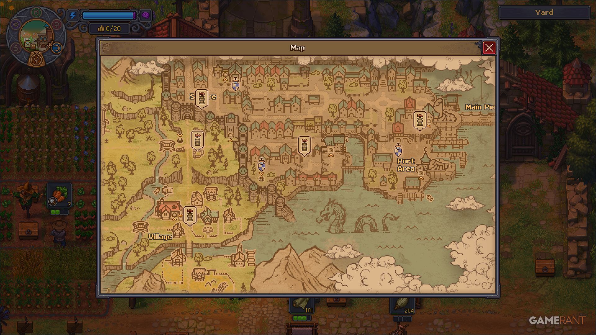 Graveyard Keeper 2 - Fast Travel Waypoints - Village & Town