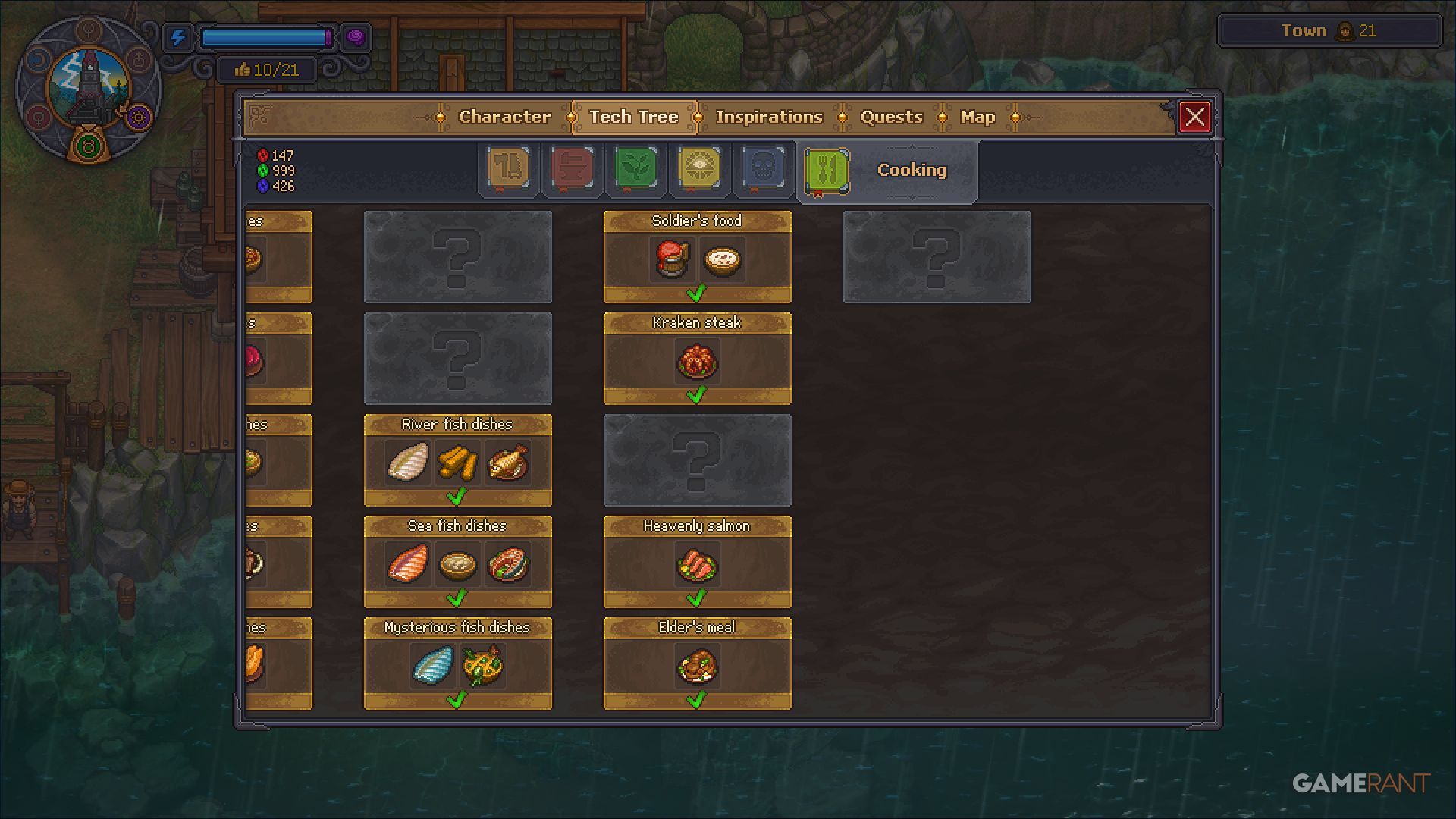 Graveyard Keeper 2 - Fishing Recipes