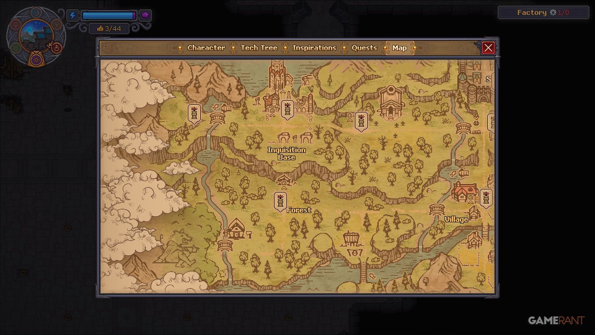 Graveyard Keeper 2 - Inquisition Base & Forest Map