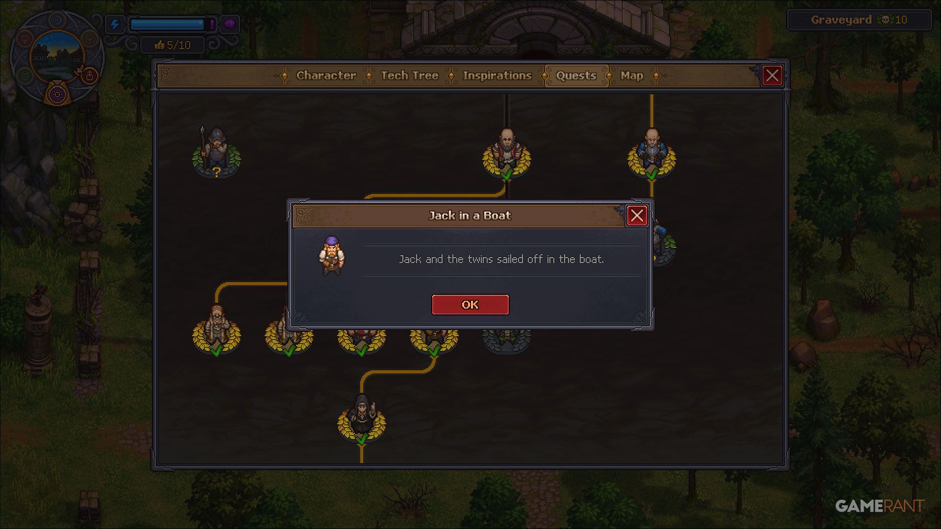 Graveyard Keeper 2 - Jack in the Boat Quest
