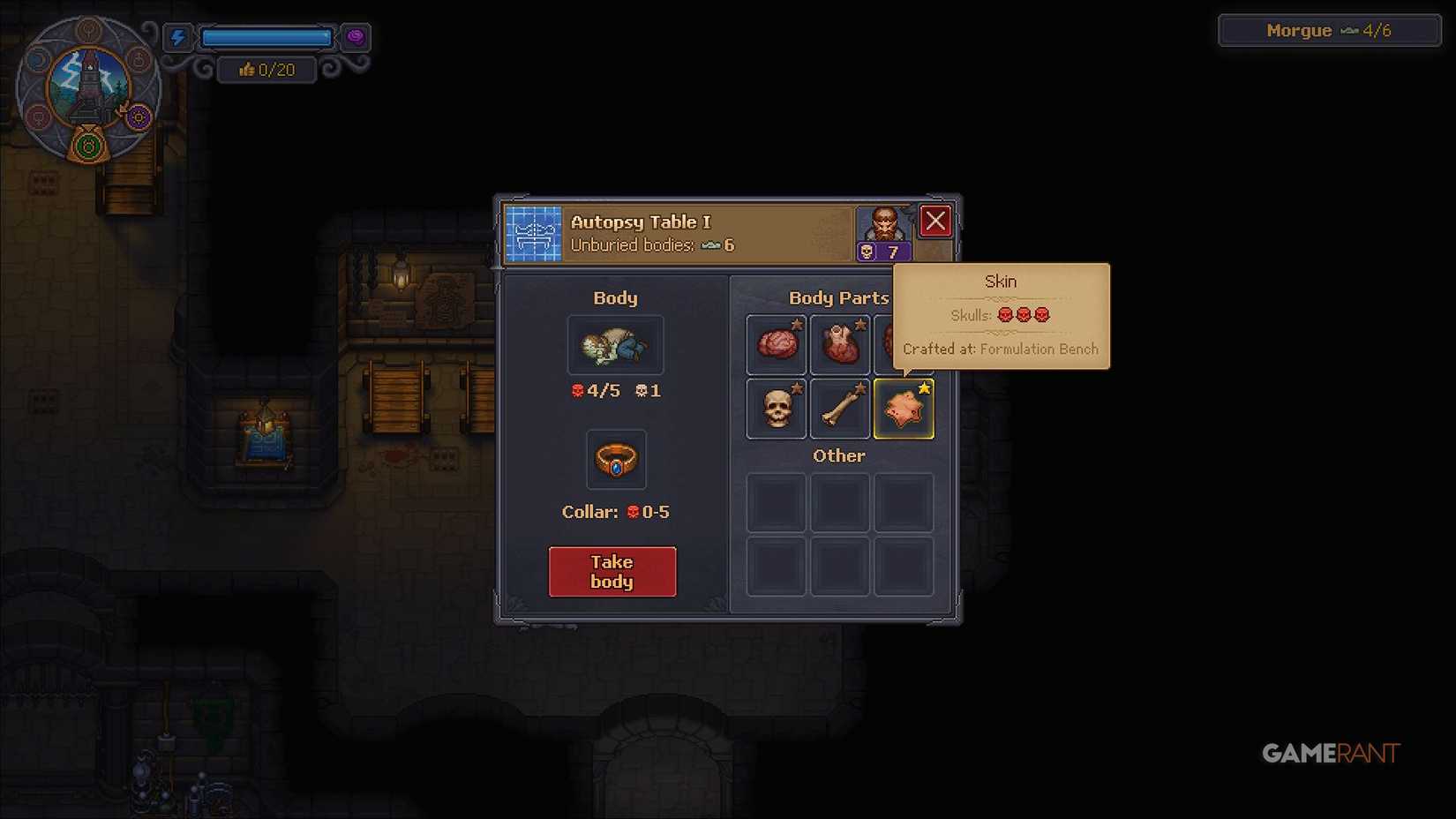 Graveyard Keeper 2 - Red Skull Body Part