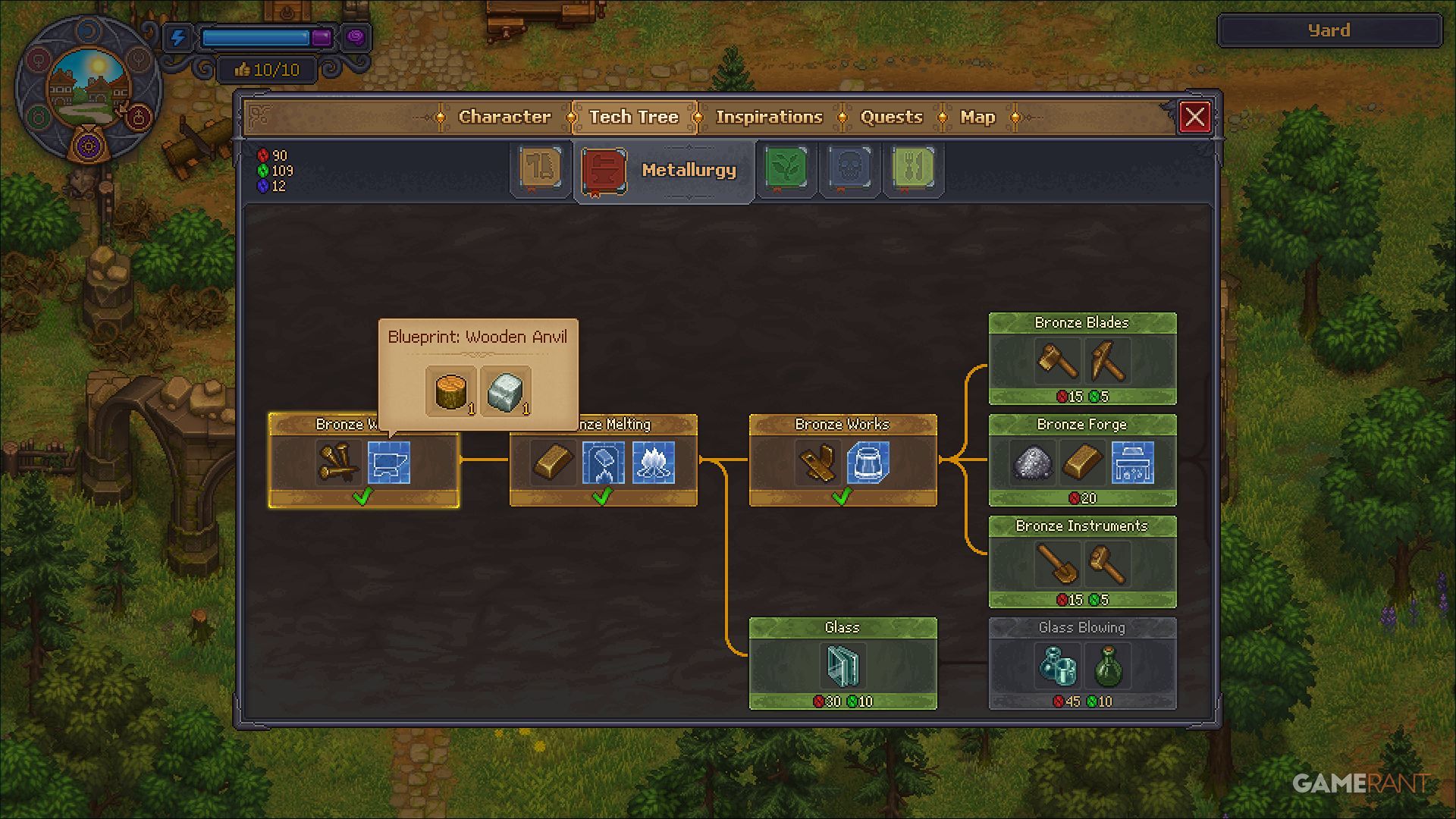 Graveyard Keeper 2 - Tech Tree Metallurgy