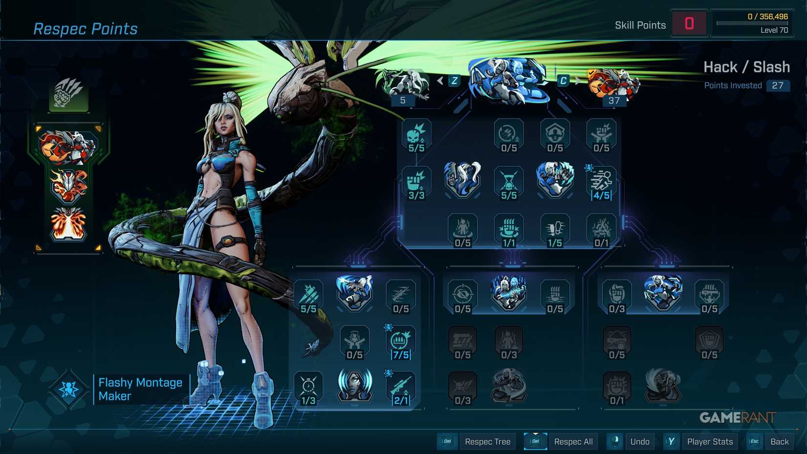 Hack  Slash Skill Tree (Blue-2