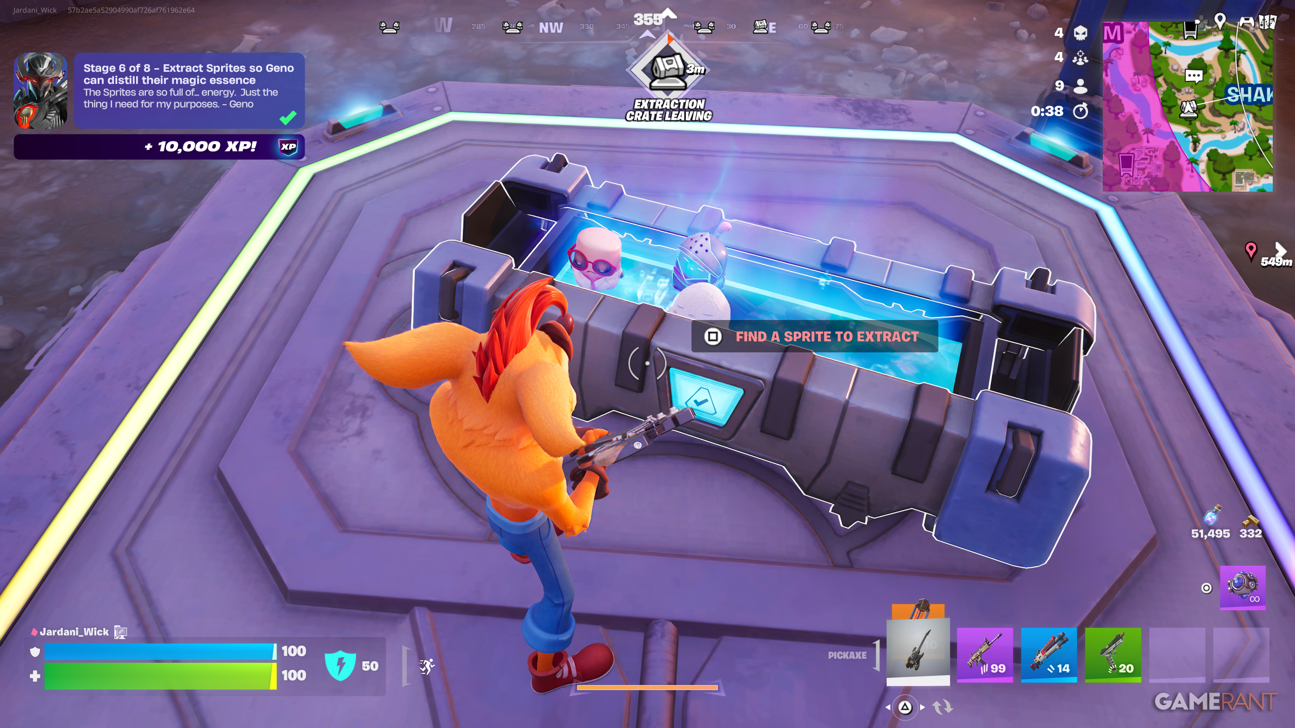 How to Complete All Geno The Ultimate Reality Quests in Fortnite (3)
