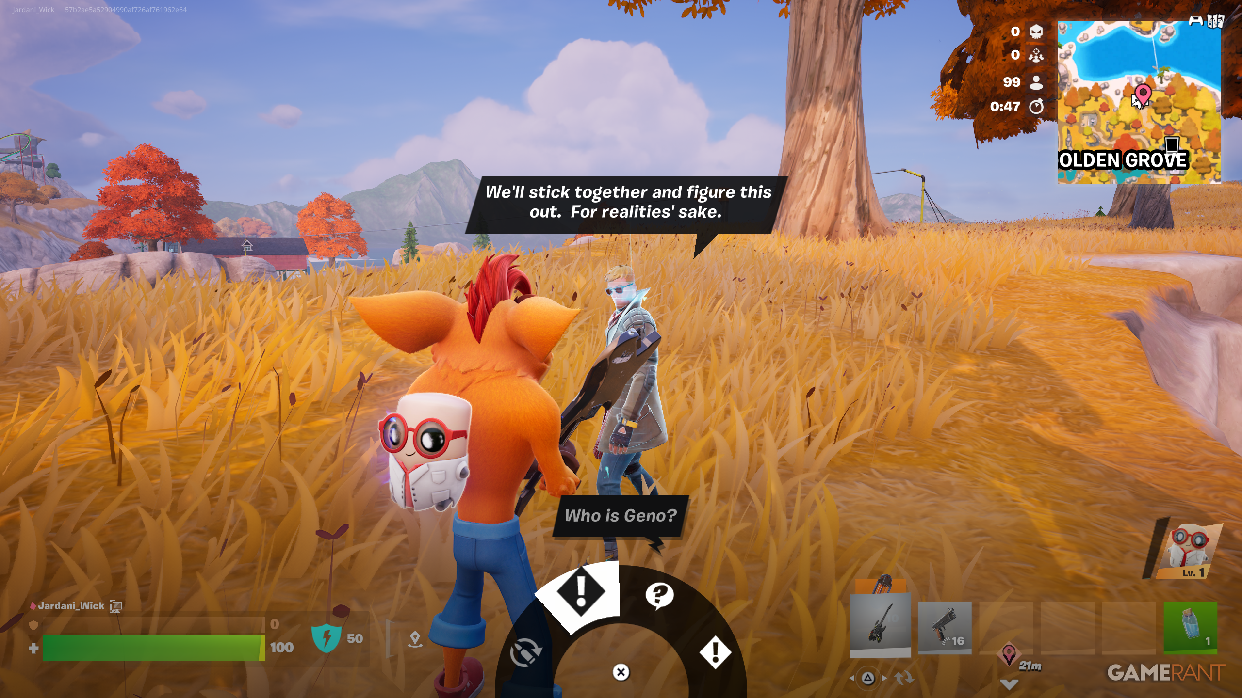 How to Complete All Geno The Ultimate Reality Quests in Fortnite