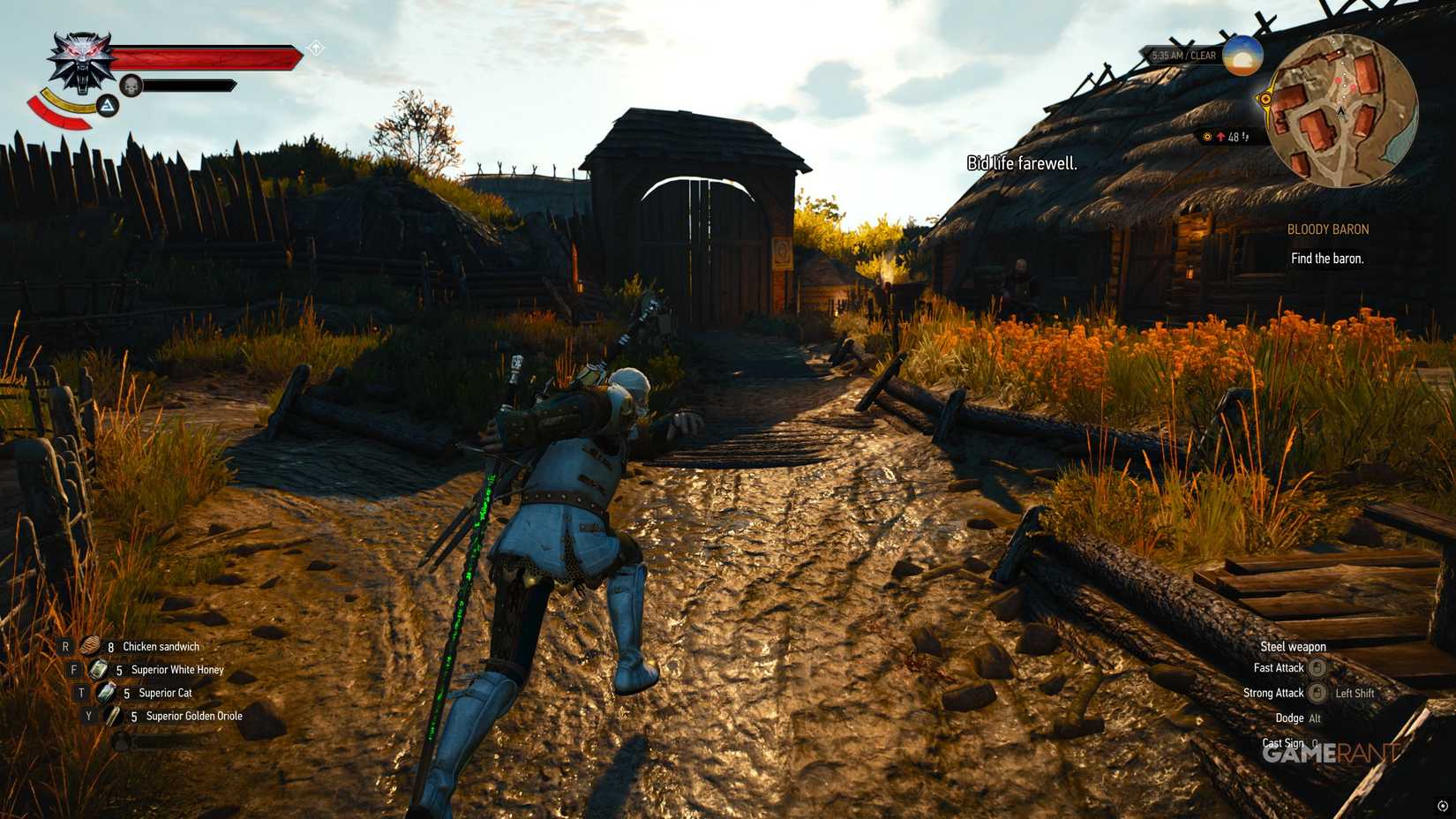 How to Enter the Baron's Fort in Witcher 3 (4)