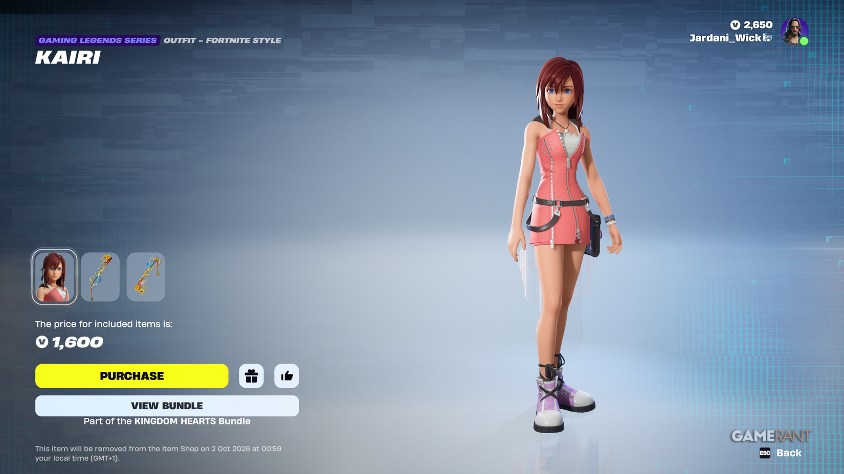 How to Get Kairi in Fortnite-1