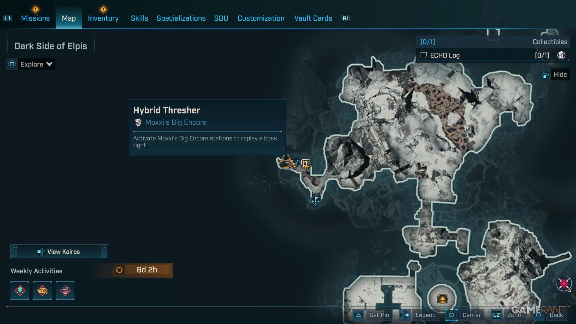 Hybrid Thresher Boss Location in Borderlands 4 Amara and the Vile Shadows