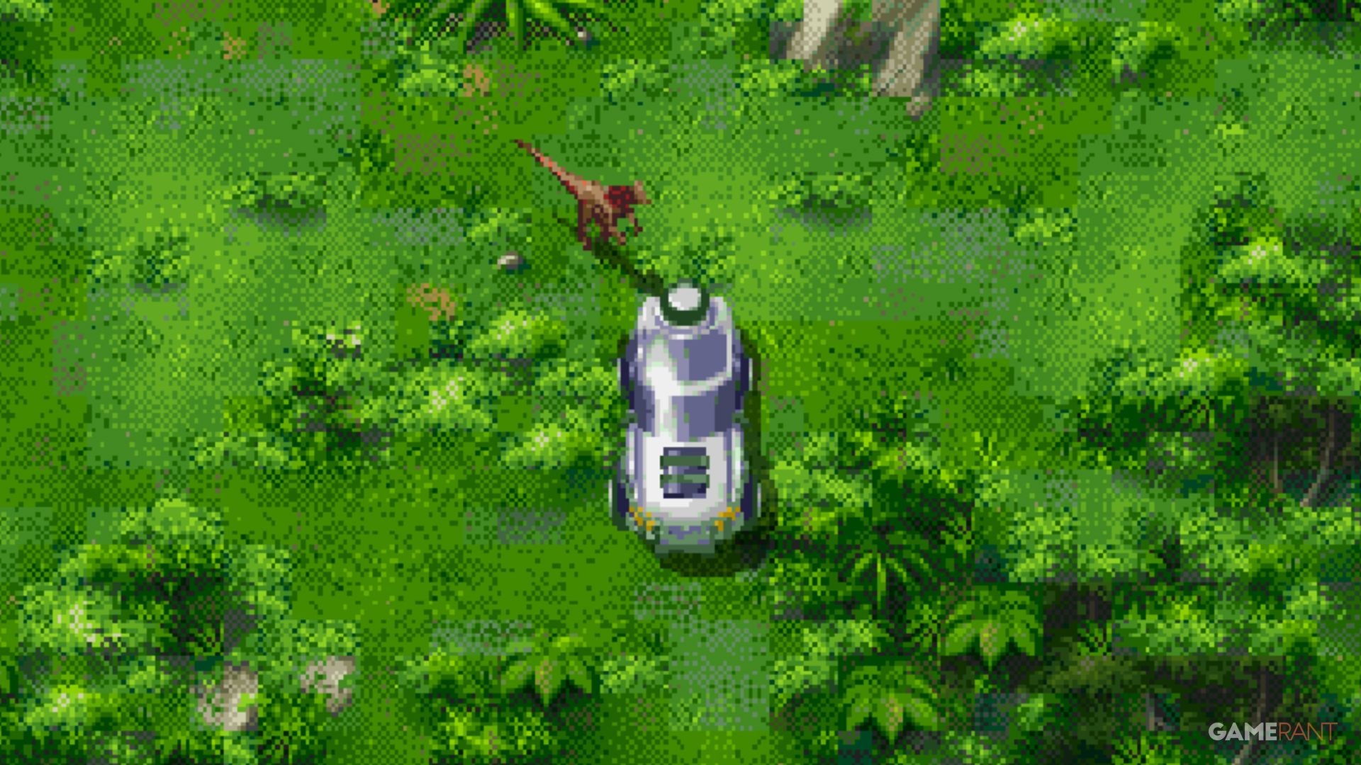 lost world jurassic park in car genesis game