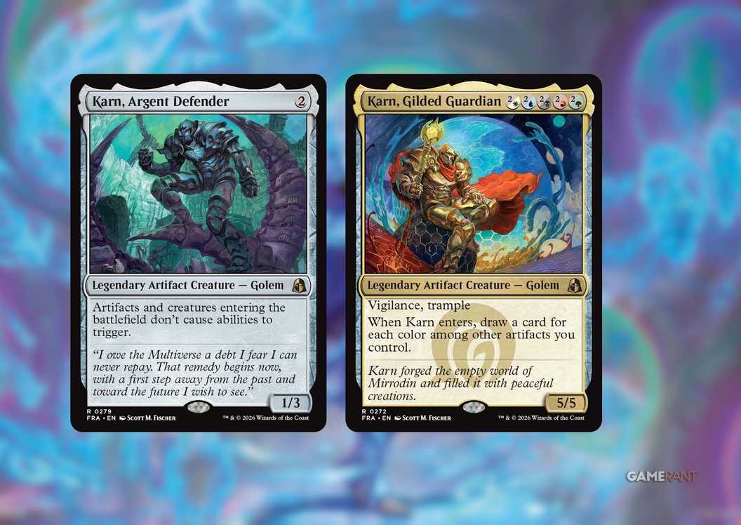 Booster Pack Reality Fracture Magic: The Gathering Sangat Cocok untuk Kolektor 11 Magic: The Gathering's new Karn cards in Reality Fracture