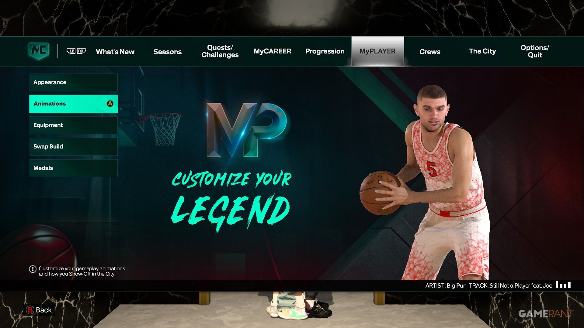 NBA 2K27 - Animations Menu