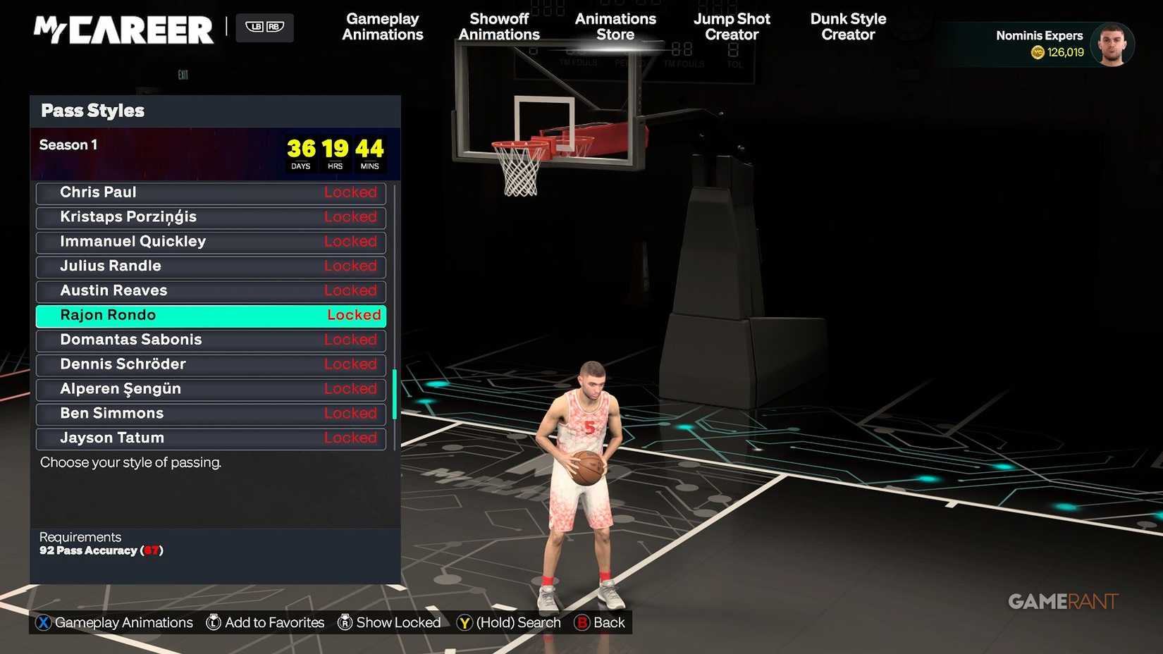 NBA 2K27 - Pass Style - Rajon Rondo