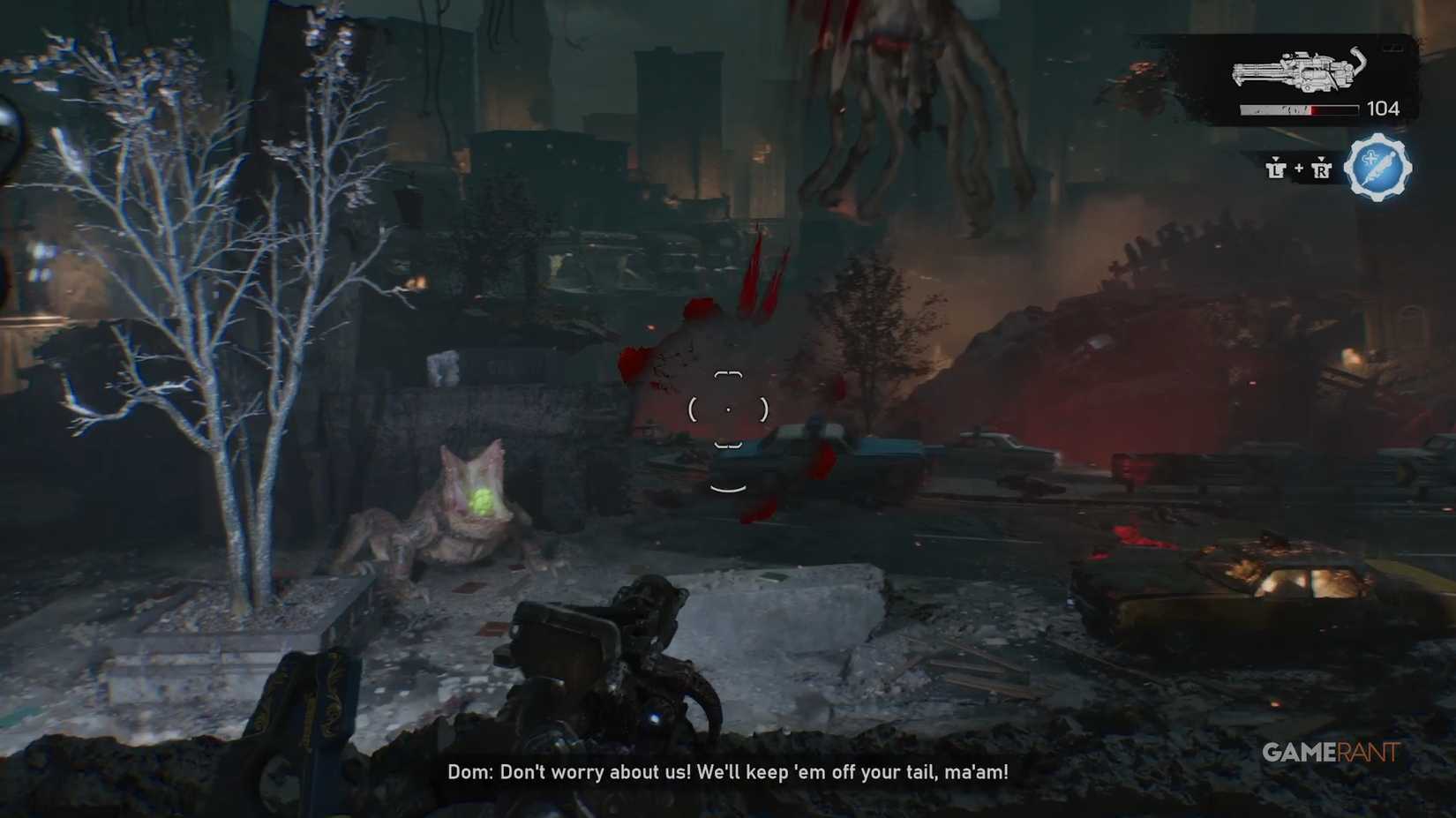 open mouth bilefrog in gears of war e-day