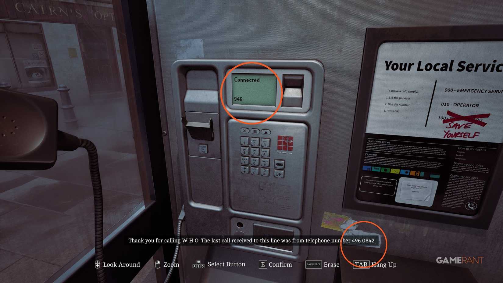 Phone Number #6 4960842 (Unknown)