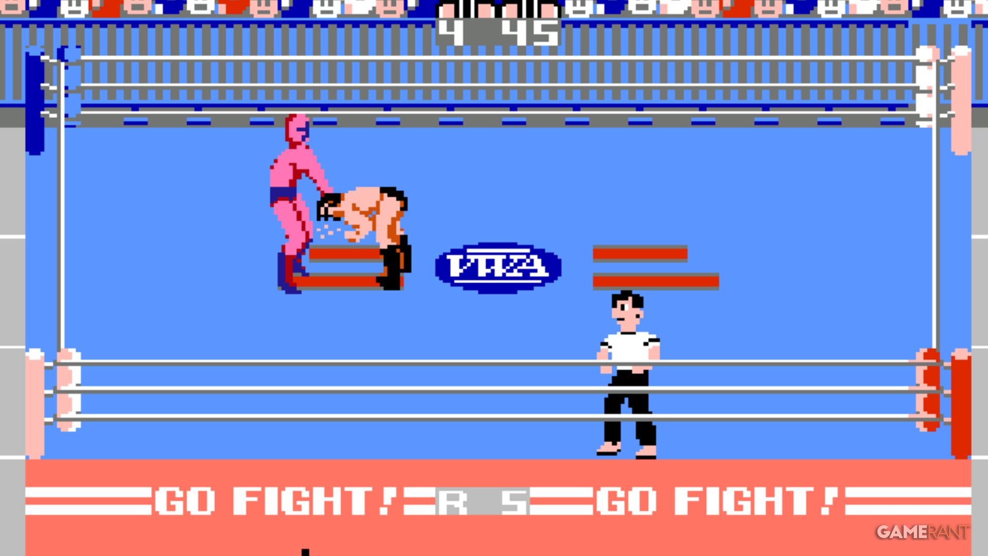 pro wrestling nes game match