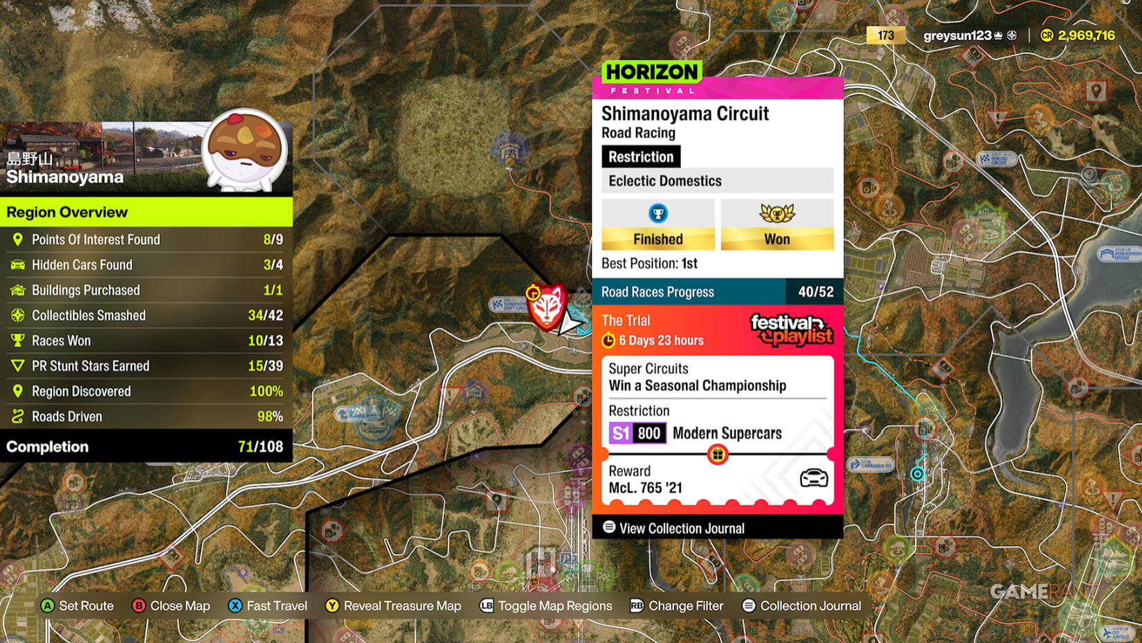 shimanoyama road racing circuit fh6