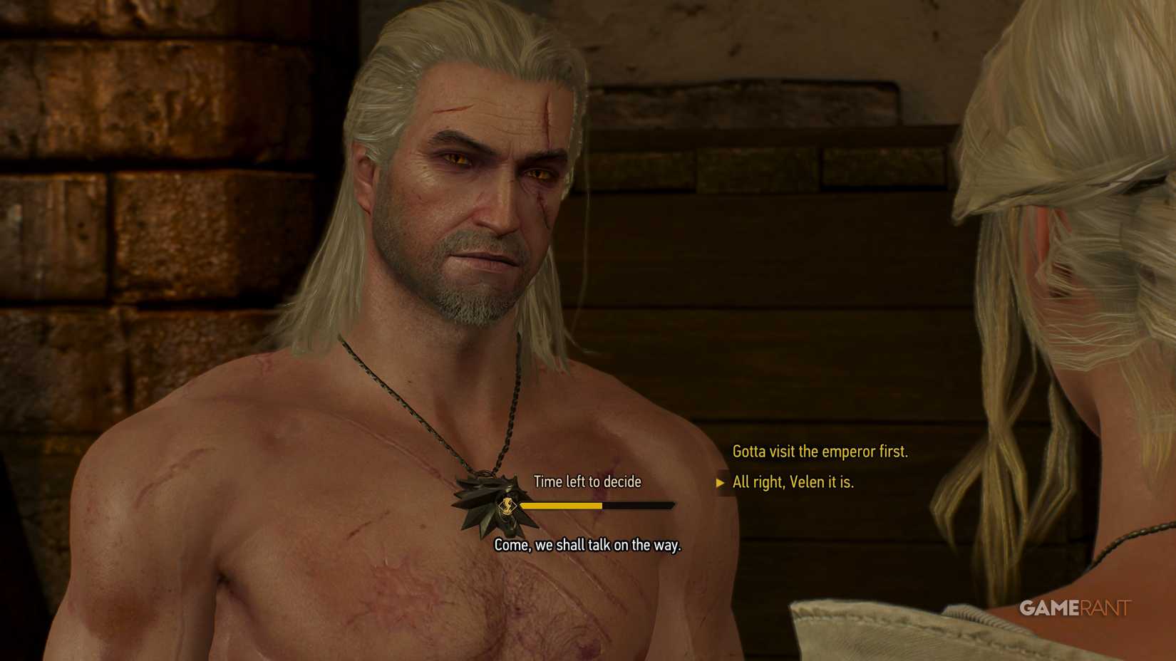 Should You Take Ciri to Emperor Emhyr in Blood on the Battlefield