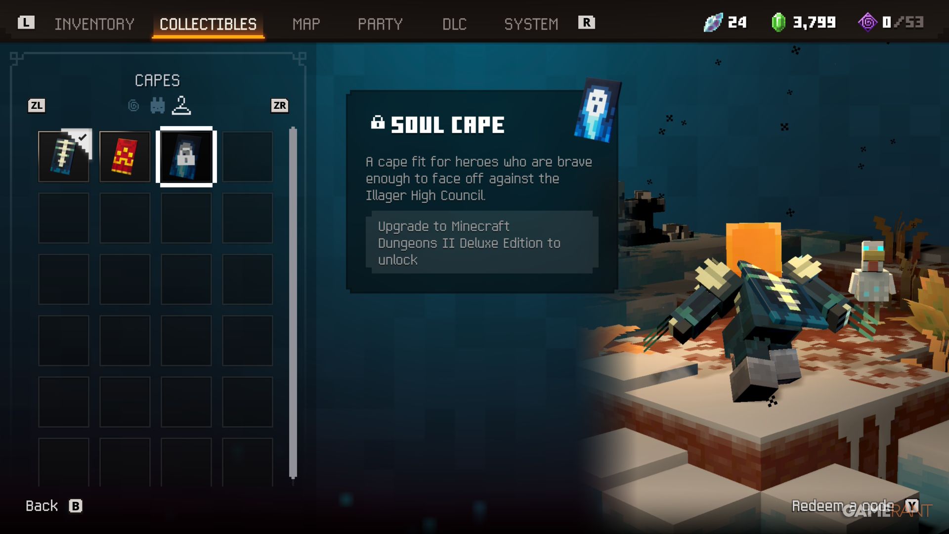 Soul Cape in Minecraft Dungeons 2