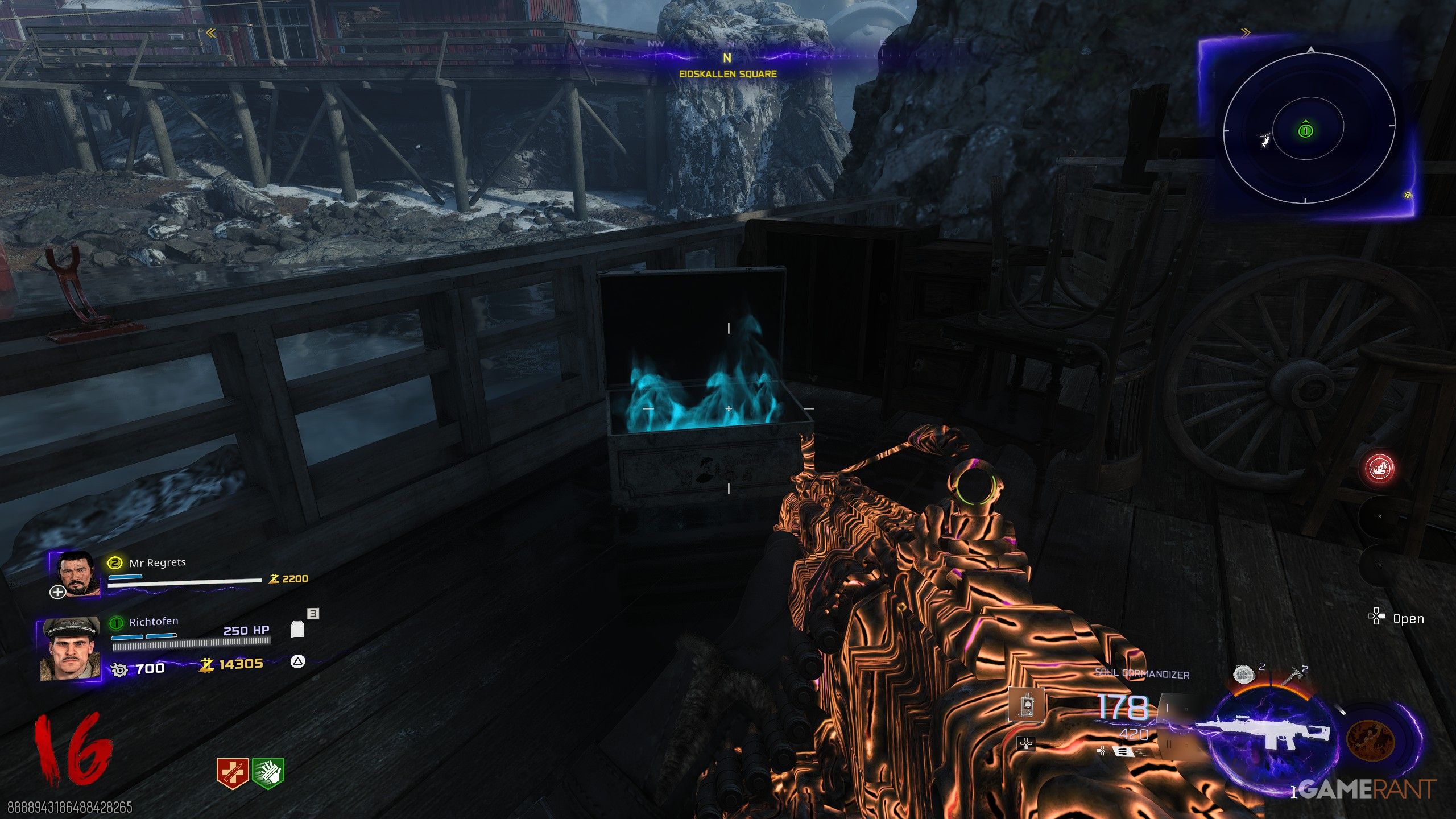 Step #2 Use the Fishing Rod With the Wild Fire Augment at Eidskallen Square (3)