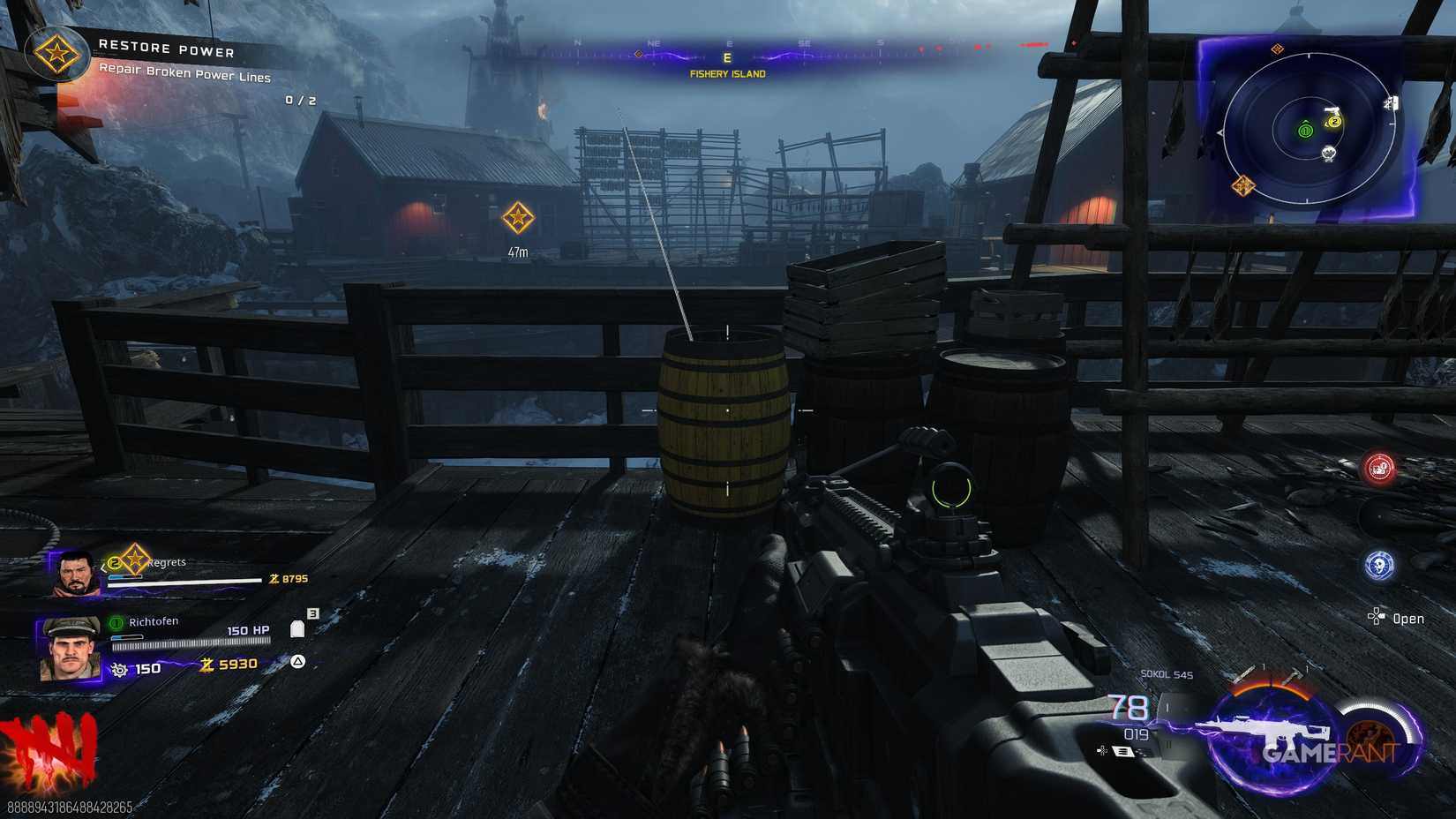 Step #2 Use the Fishing Rod With the Wild Fire Augment at Eidskallen Square