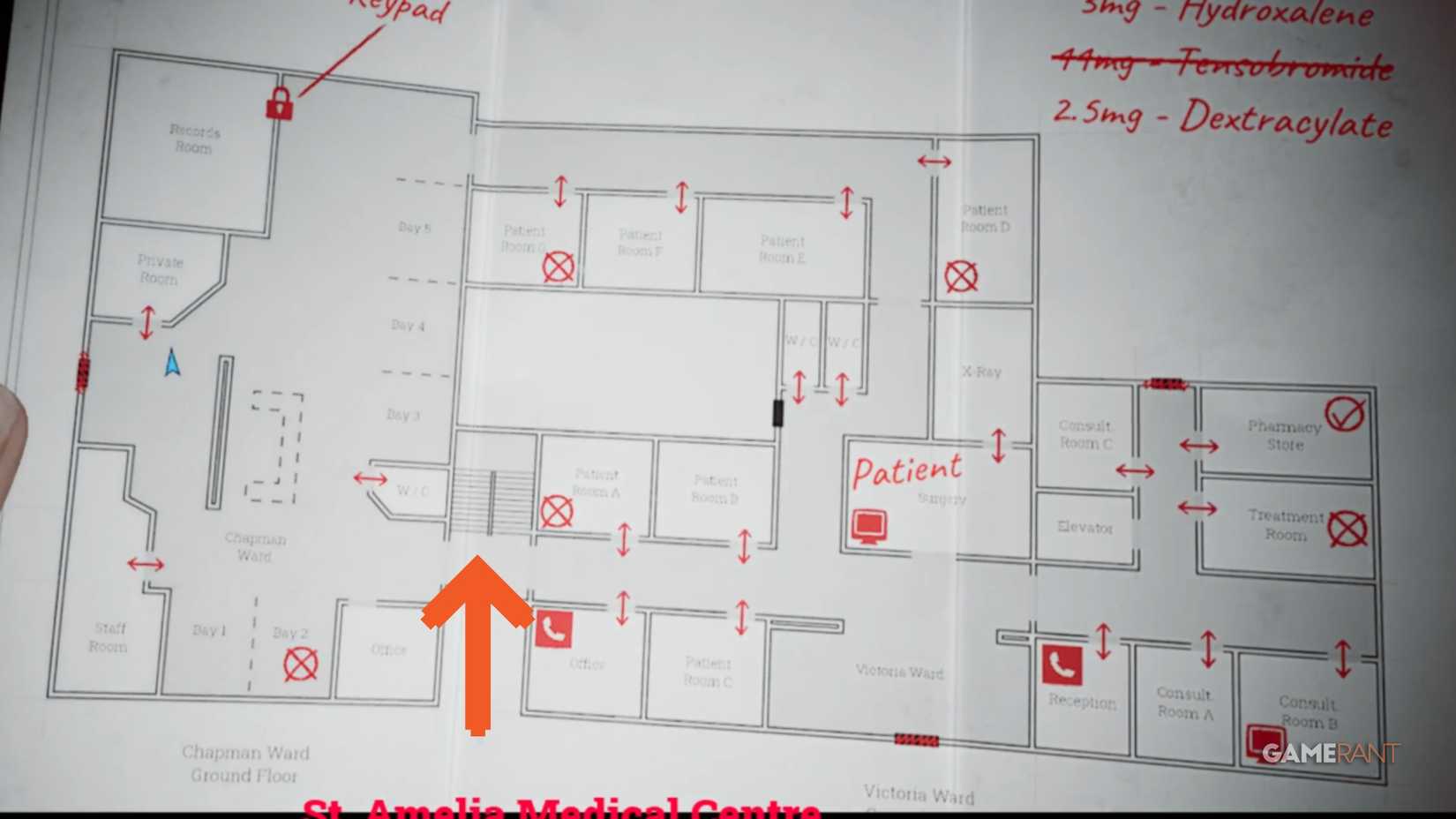 the office note for records room password sh townfall-1
