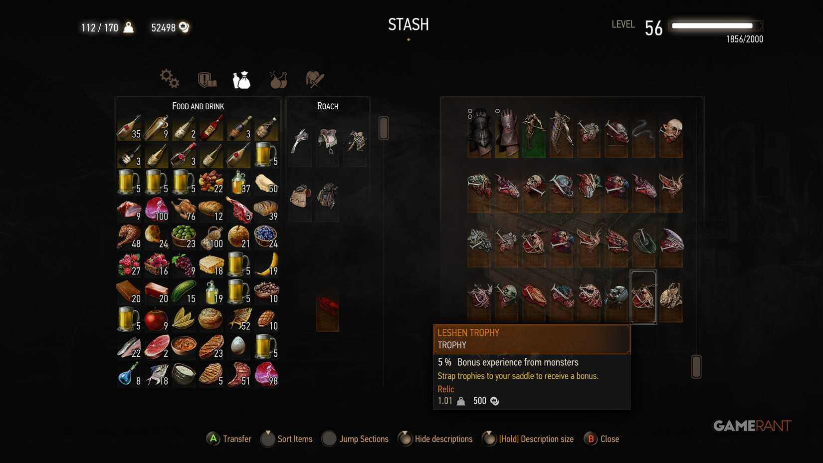 The Witcher 3 All Monster Trophies, Effects, & How to Get Them