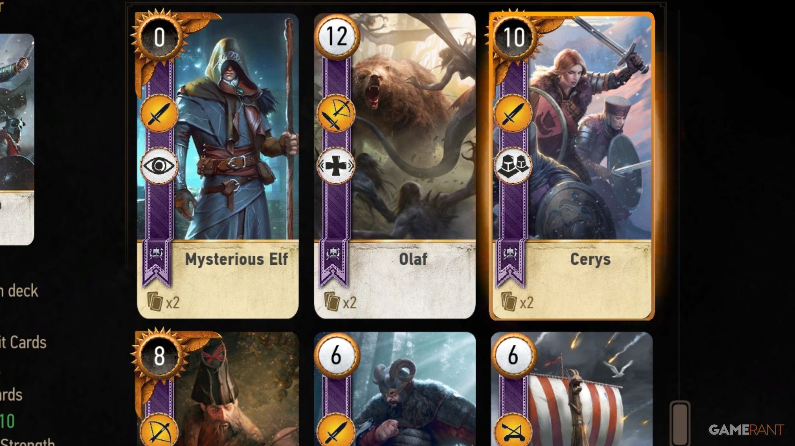 The Witcher 3: Best Cards In The Skellige Gwent Deck