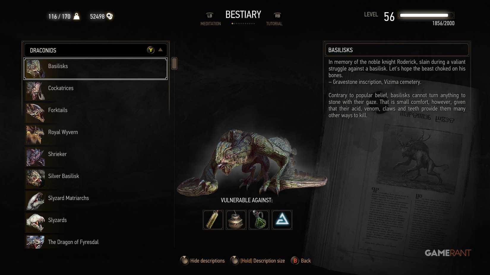 The Witcher 3 Bestiary Guide (All Monsters & Weaknesses) (3)