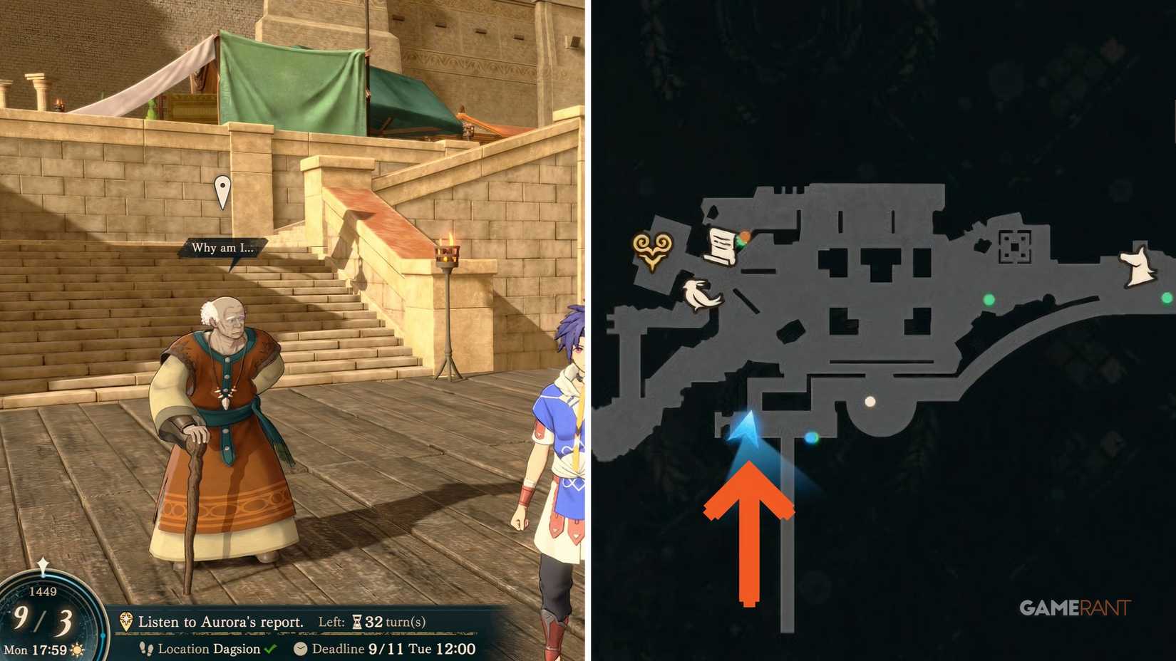wealthy old man missing master fire emblem quest cai