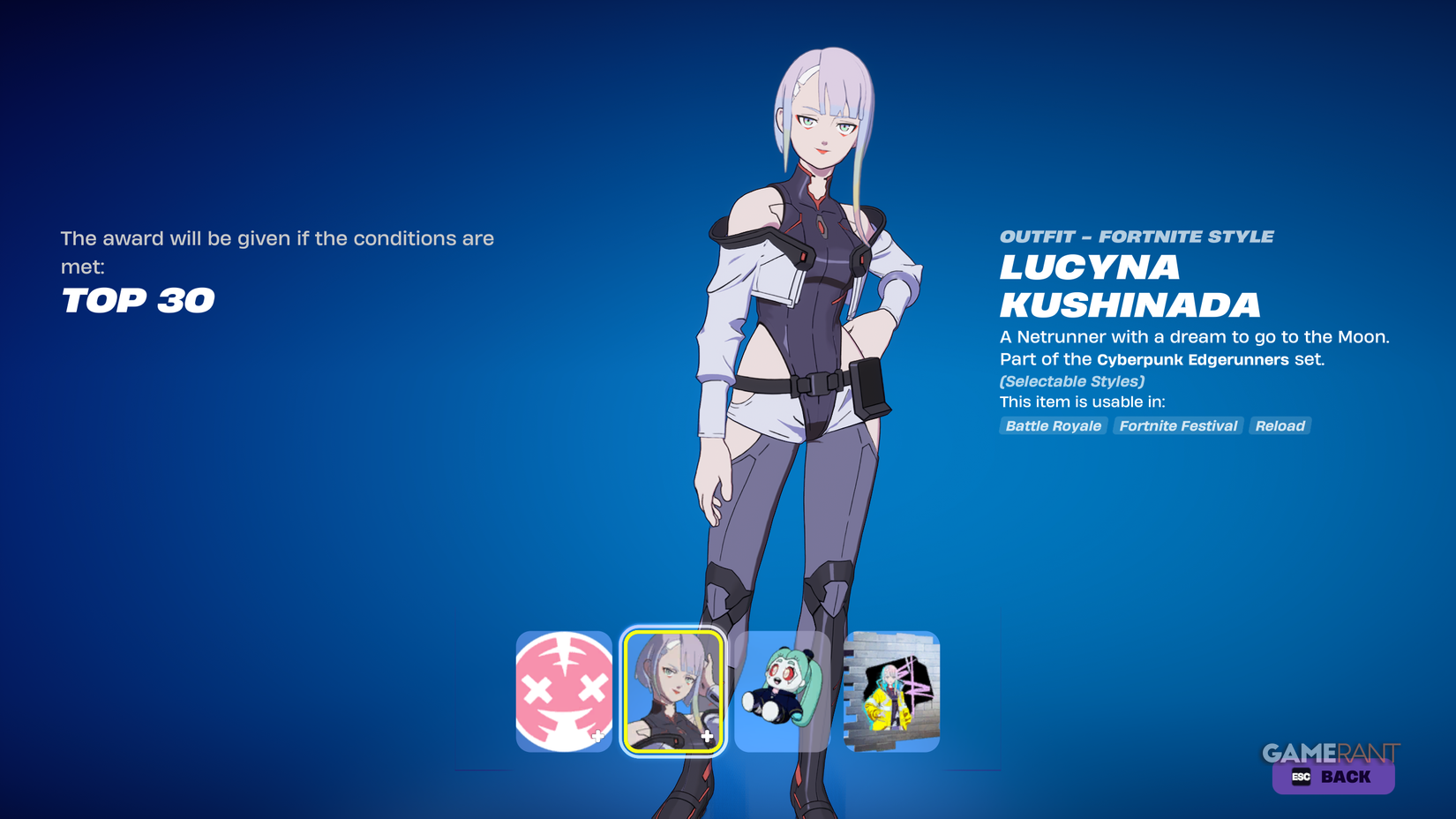 When Does Lucyna Kushinada Release in the Fortnite Item Shop