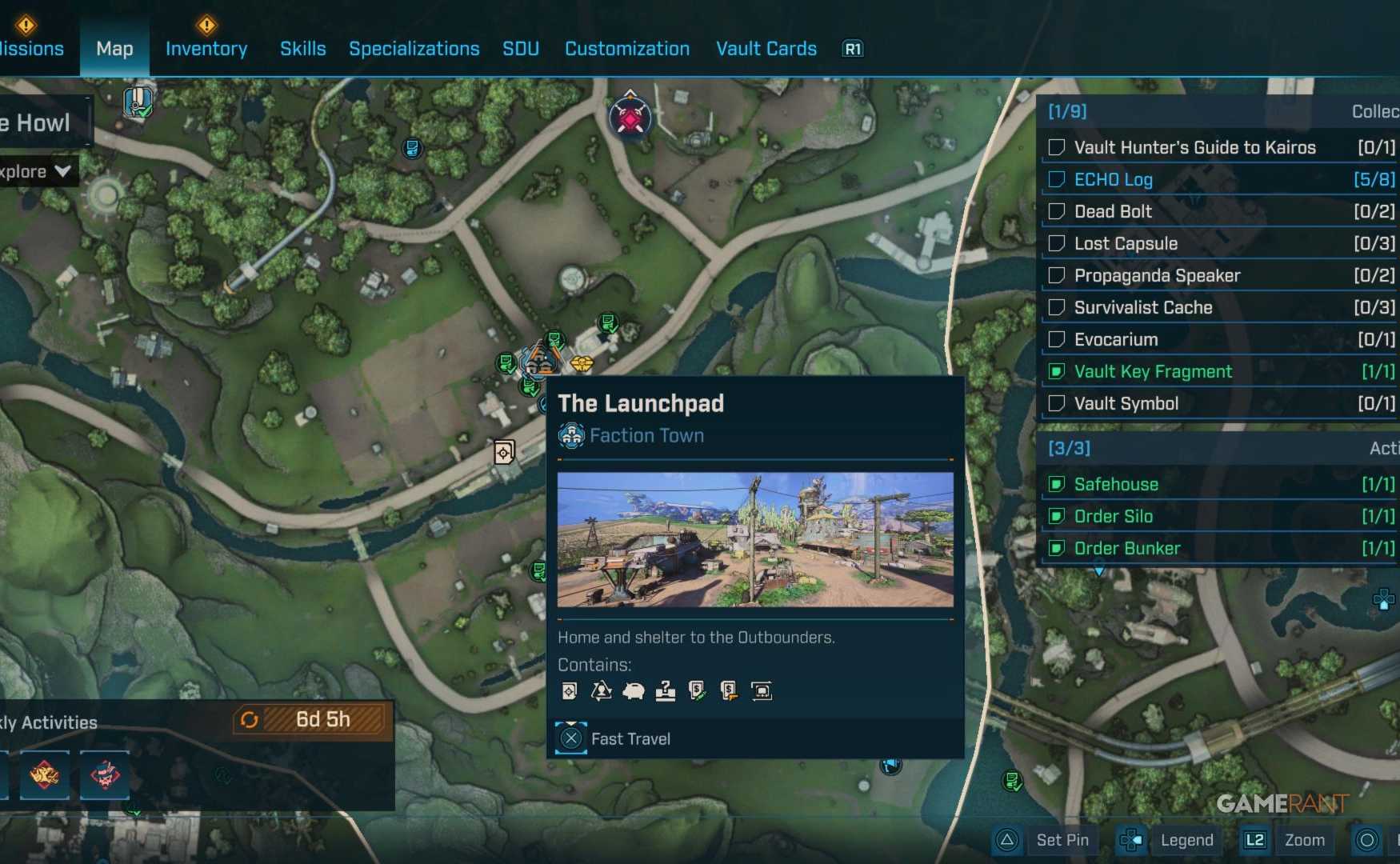 Amara and the Vile Shadows: Semua Boss & Loot (Borderlands 4) 12 The Launchpad in The Fadefields