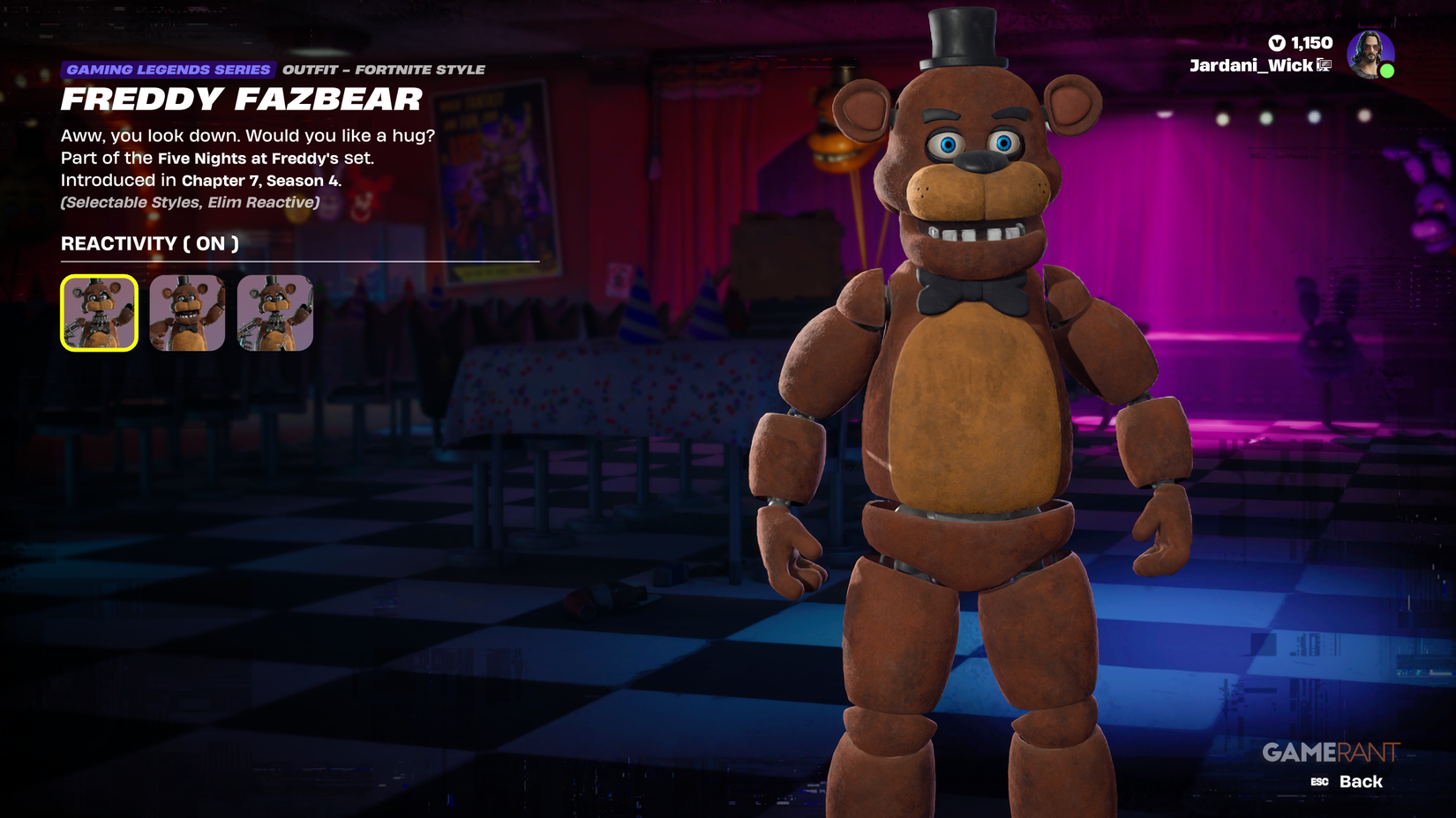 All FNAF Skins in Fortnite (& How to Get Them)