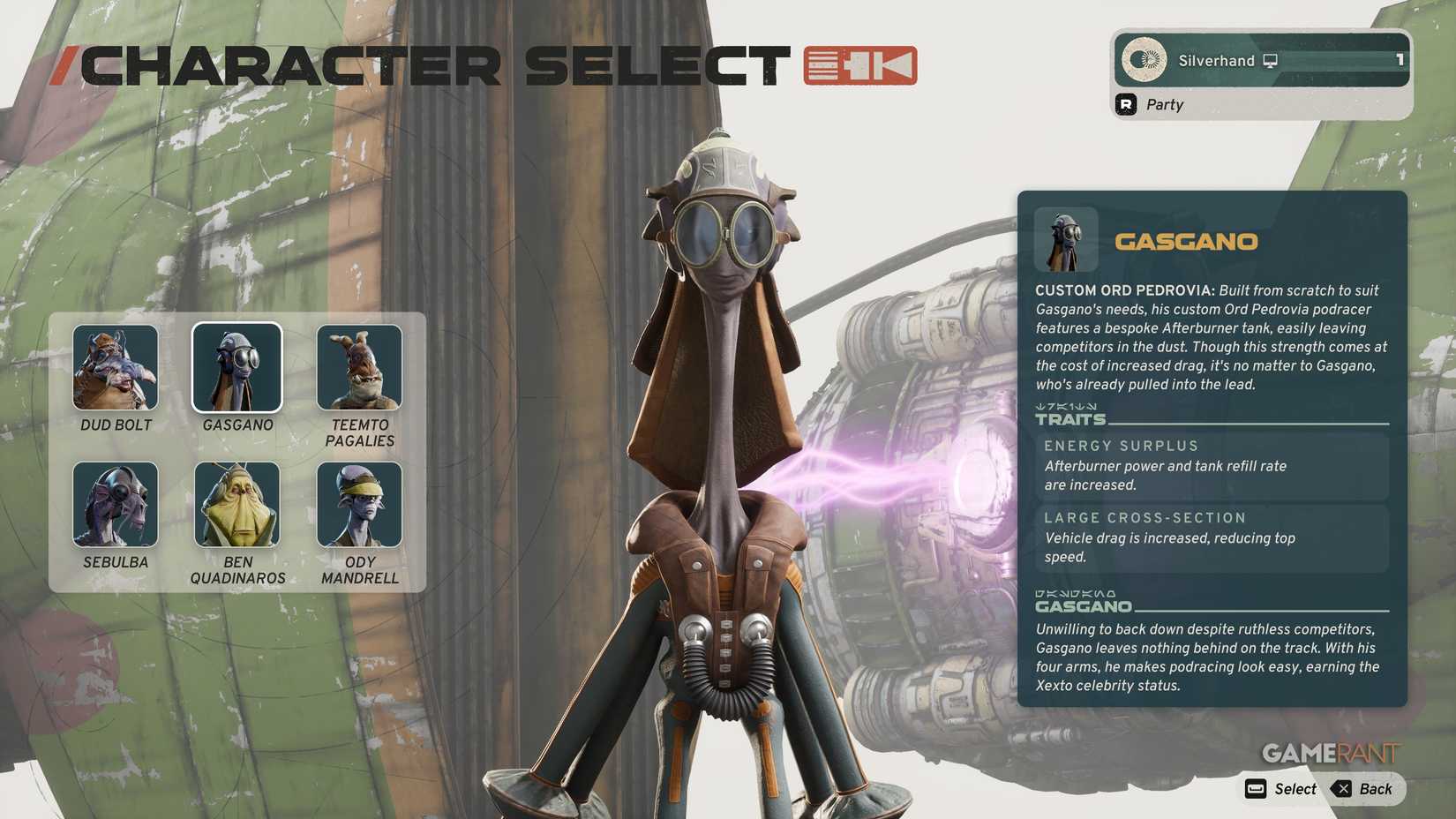 Podracers Tier List in Star Wars: Galactic Racer