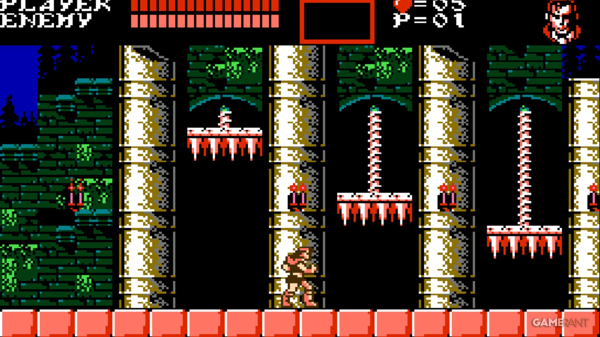 castlevania 3 dracula's first stage with grant