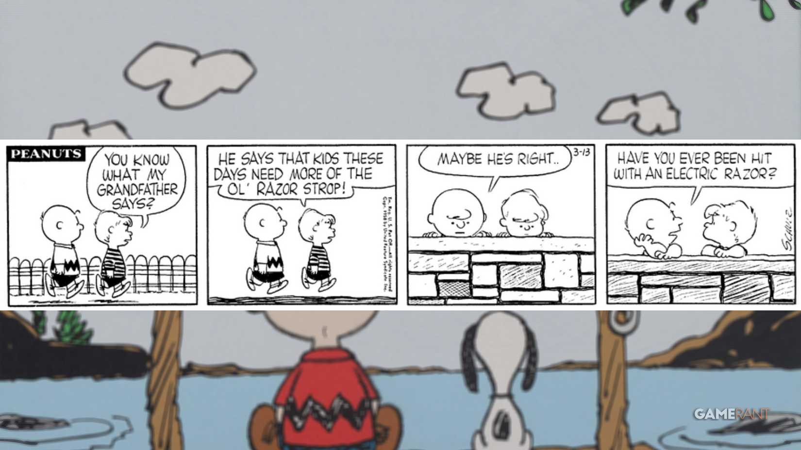Charlie Brown talks about being hit by an electric razor