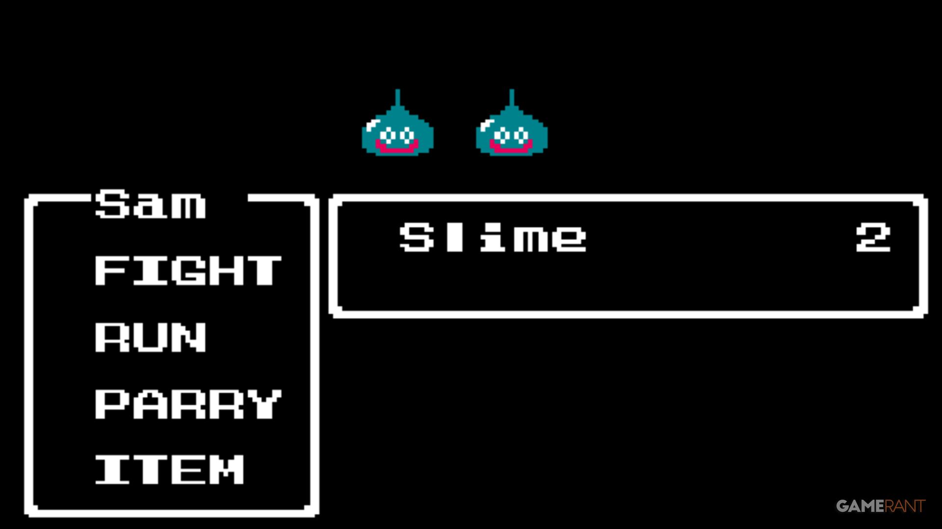 dragon quest 2 slime battle