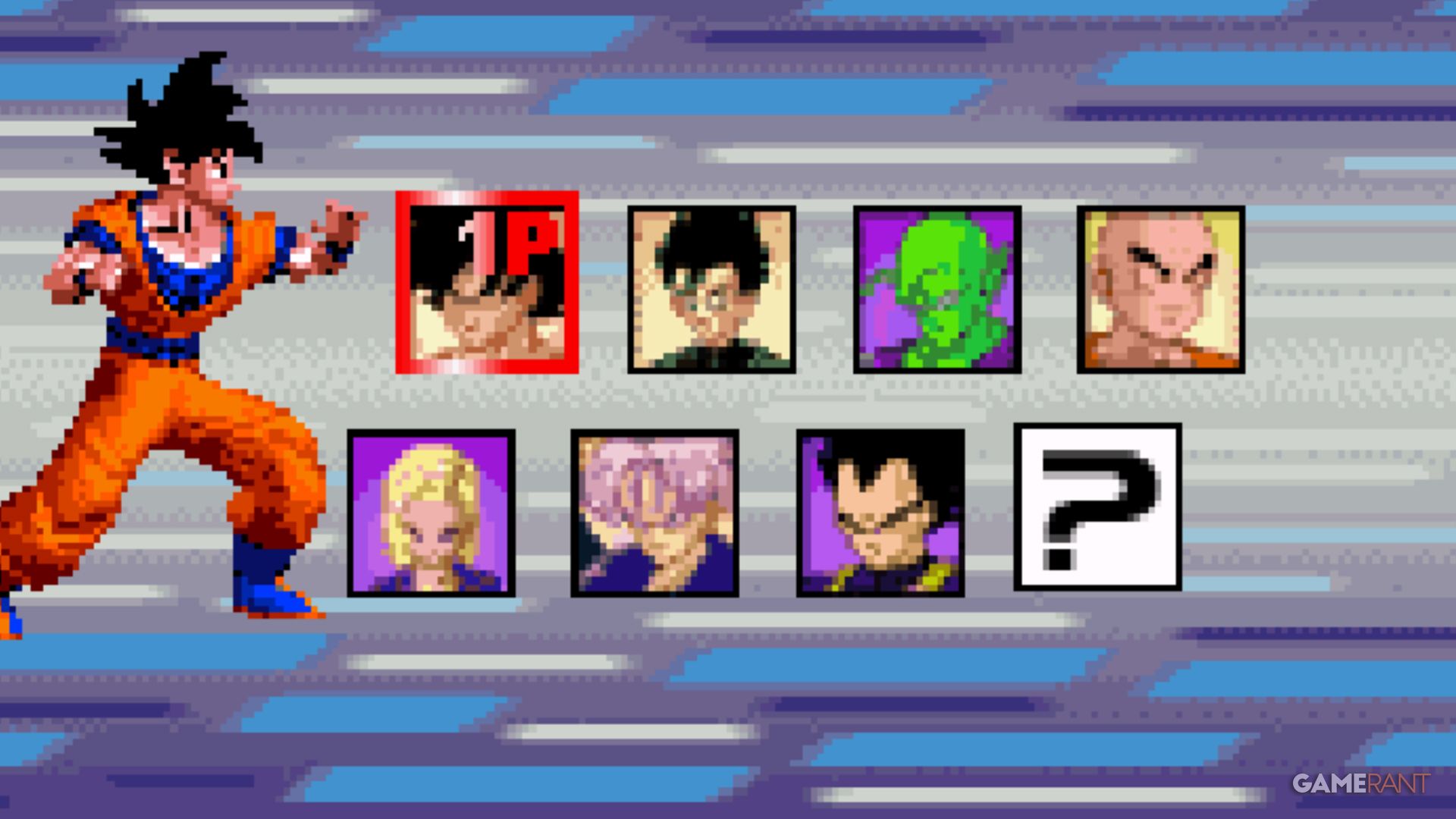 dragonball taiketsu character select