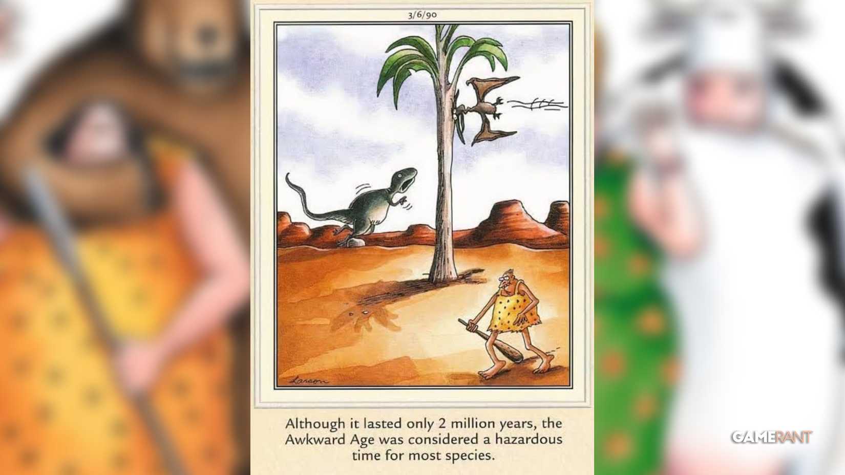 10 Funniest Far Side Comics About Dinosaurs, Ranked