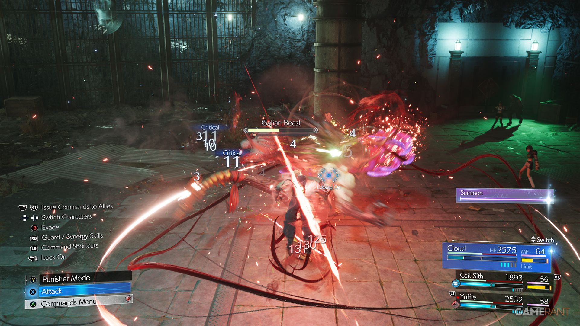 ff7 rebirth combat using cloud