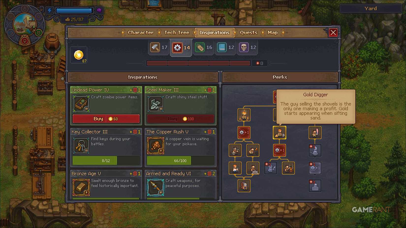 Graveyard Keeper 2 - Gold Digger - Perk